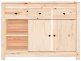 vidaXL Ντουλάπι 100 x 35 x 74 εκ. από Μασίφ Ξύλο Πεύκου