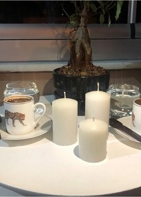 Stewehome Σετ 3 τεμαχίων κυλινδρικά κεριά Λευκό