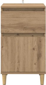 vidaXL Κομοδίνο Artisan Oak 40 x 35 x 70 εκ. Επεξεργασμένο ξύλο