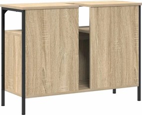 vidaXL Ντουλάπα Νιπτήρα Mπάνιου Καφέ 80 x 30 x 60 cm