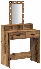 vidaXL Τραπέζι περιποίησης Καφέ 79 x 41 x 140 εκ. Επεξεργασμένο ξύλο