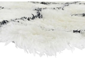 Χαλί DKD Home Decor 120 x 180 x 5 cm πολυεστέρας Λευκό Ρόμπος