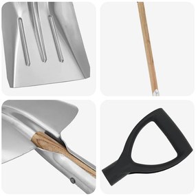 vidaXL Φτυάρι Ασημί 29 x 122 εκ Αλουμίνιο