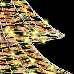 vidaXL Χριστουγεννιάτικο Δέντρο με 240 LED Θερμό λευκό 181 cm PET