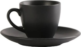 MORGAN MATTE BLACK ΦΛΙΤΖΑΝΙ &amp; ΠΙΑΤΑΚΙ ΕΣΠΡΕΣΣΟ 90CC 12Χ12Χ6,5ΕΚ