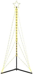 vidaXL Χριστουγεννιάτικο δέντρο LED 363 LED Θερμό Λευκό 182 εκ.