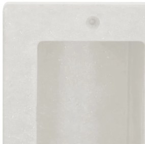 Ράφι Ντουζιέρας με 2 Τμήματα Λευκό Ματ 41 x 51 x 10 εκ. - Λευκό