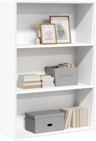 vidaXL Βιβλιοθήκη Λευκή 80x30x114 εκ. από Επεξεργασμένο Ξύλο