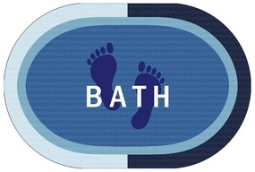 Υπεραπορροφητικό Πατάκι Μπάνιου (50x70) Dimcol Bath Sky Blue