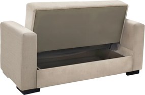 Σετ σαλονιού 2τεμ Vox pakoworld ύφασμα σε κρεμ απόχρωση