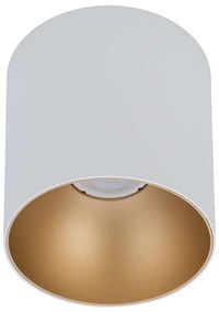Φωτιστικό Οροφής - Σποτ Point Tone 8221 1xGU10 10W White-Gold Nowodvorski Μέταλλο,Πλαστικό