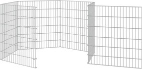 vidaXL Περίφραξη Ζώων Ελεύθερης Βοσκής 6 Πάνελ 54x60 εκ. Γαλβ. Σίδερο