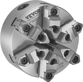 VEVOR 6 in 6-Jaw Self-Centering Lathe Chuck with D1-4 Cam Lock Backing Plate