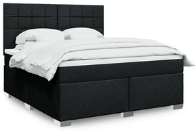 ΚΡΕΒΑΤΙ BOXSPRING ΜΕ ΣΤΡΩΜΑ ΜΑΥΡΟ 180X200 ΕΚ. ΥΦΑΣΜΑΤΙΝΟ 3290569