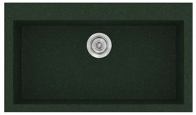 Sanitec Classic 333 Granite Green Ένθετος Νεροχύτης 80cm