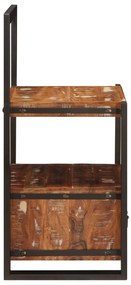 vidaXL Stand για ρούχα Πολύχρωμο 40x40x90 εκ Μασίφ Ανακυκλωμένο Ξύλο