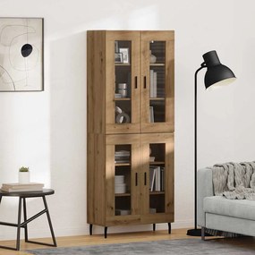 vidaXL Highboard 2 pcs Artisan Oak 69,5 x 34 x 180 εκ.