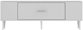 Έπιπλο Τηλεόρασης Dekos 475OLV1170 150x29,6x48,2cm White-Silver