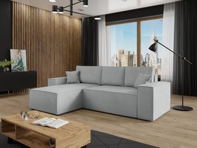 Γωνιακός καναπές Malaga mini II-Gkri Anoixto-Αριστερή