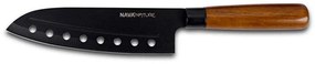 Μαχαίρι Santoku Nature 10-054-021 29,5cm Black-Brown Nava Stainless Steel