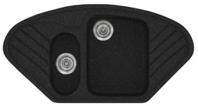 Sanitec Classic 302 Granite Black Νεροχύτης