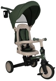 Ποδηλατάκι τρίκυκλο 7 σε 1 Urban Forest Green Bebe Stars