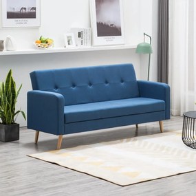 Καναπές Μπλε Υφασμάτινος - Μπλε