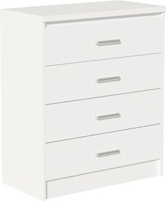 Σετ Κρεβατοκάμαρας Olympus White με Κρεβάτι 140x200εκ Σετ 4τεμ