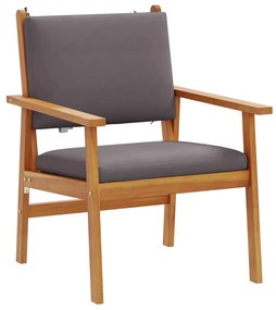 vidaXL Σετ Καναπέ Κήπου 6 pcs Καφέ Στερεό Ξύλο Ακακίας