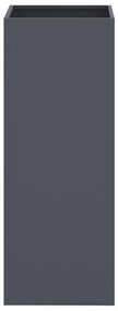Ζαρντινιέρα Ανθρακί 32x27,5x75 εκ. από Χάλυβα Ψυχρής Έλασης - Ανθρακί
