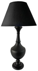 Φωτιστικό Επιτραπέζιο Ξύλινο Μαύρο Art Et Lumiere Φ18x80εκ. 21418