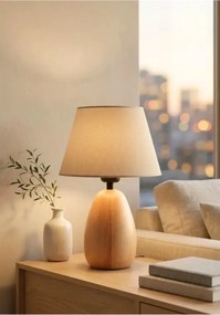 Stewehome Χειροποίητο πρωτότυπο ξύλινο φωτιστικό επιτραπέζιο