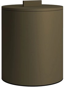 Κάδος Απορριμμάτων 2326-963 Φ20x25cm 6lt Matt Light Bronze Pam&Co Stainless Steel