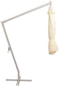 vidaXL Ομπρέλες Εξωτερικού Χώρου Μπεζ Πολυεστέρας