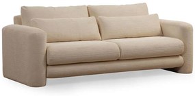 Καναπές Τριθέσιος Lily 560ARE1848 215x97x73cm Beige