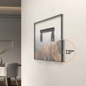 BRATECK επιτοίχια βάση τηλεόρασης LED-1948, 43-100", έως 75kg, ultra slim, fixed