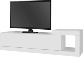 Έπιπλο τηλεόρασης Volare επιτοίχιο λευκό 150x29x38εκ