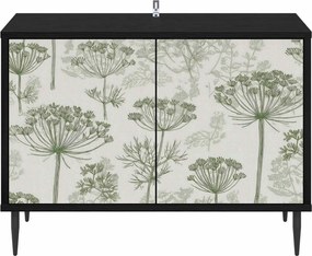 vidaXL Ντουλάπι TV GOTHA 69 x 33 x 50,5 εκ. Μαύρη Δρυς