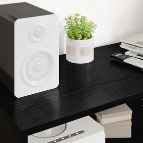 vidaXL Ντουλάπι TV Μαύρη Οξυά 100 x 35 x 40 εκ Επεξεργασμένο ξύλο
