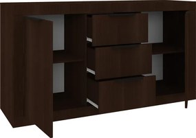 Μπουφές Doha pakoworld σε wenge απόχρωση 150x45x80.5εκ