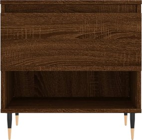 vidaXL Τραπεζάκια Σαλονιού 2 τεμ. Καφέ Δρυς 50x46x50 εκ. Επεξ. Ξύλο