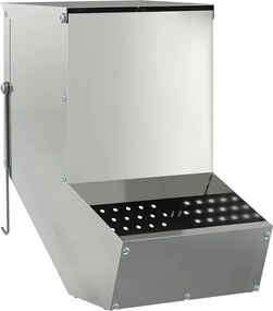 vidaXL Ταΐστρα Χαμστεριών Ασημί 17,5 x 26 x 28,5 εκ