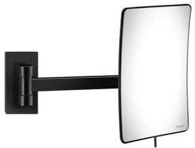 Καθρέπτης Μεγεθυντικός Επτοίχιος Μεγέθυνση x3 Black Mat Sanco Cosmetic Mirrors MR-305-M116