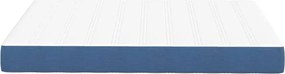 vidaXL Στρώμα Κρεβατιού με στρώμα Μπλε 140 x 200 cm ύφασμα