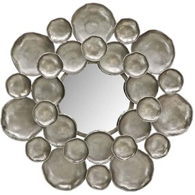 Καθρέπτης Τοίχου Tamani 2670189 Φ91cm Silver Mirrors & More Μέταλλο