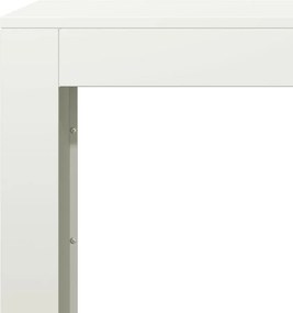 vidaXL Ράφι Καυσόξυλων Λευκό 60x40x60 εκ. Ατσάλινο