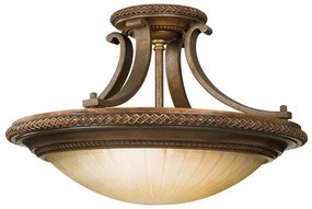 Πλαφονιέρα Φωτιστικό Οροφής 2xE27 Μπρονζέ Kelham Hall FE-KELHAM-HALL-SF Elstead Lighting-FE-KELHAM-HALL-SF-Μπρονζέ FE-KELHAM-HALL-SF