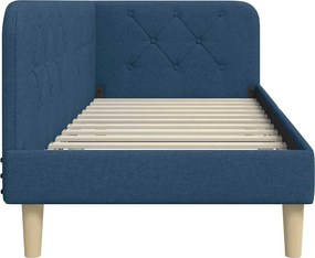 vidaXL Κρεβάτι Γωνίας Μπλε 80 x 200 cm ύφασμα