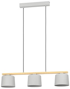 Φωτιστικό Κρεμαστό Eglo 900362 MARIEL Γκρι (Grey)|Καφέ (Brown)