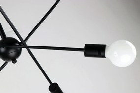 Φωτιστικό Οροφής KQ 2629/6 GWEN BLACK PENDANT Δ4 - 51W - 100W - 77-8091